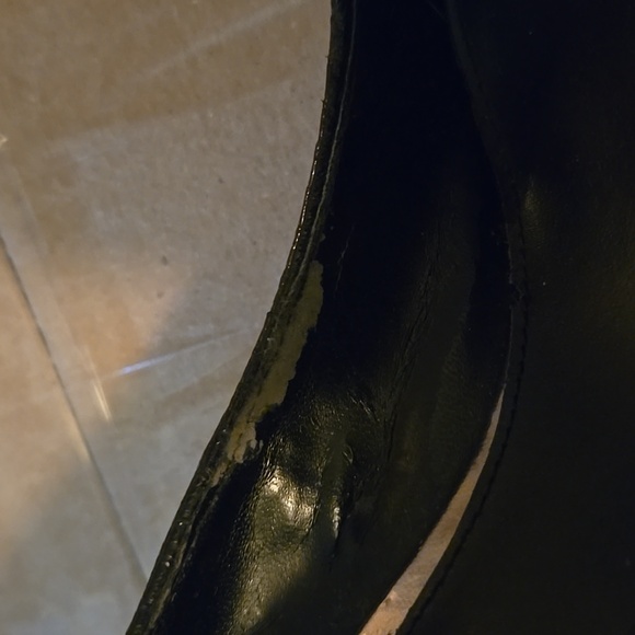 Ralph Lauren Kailee Black Snakeskin Pumps Size 8 - Picture 11 of 11